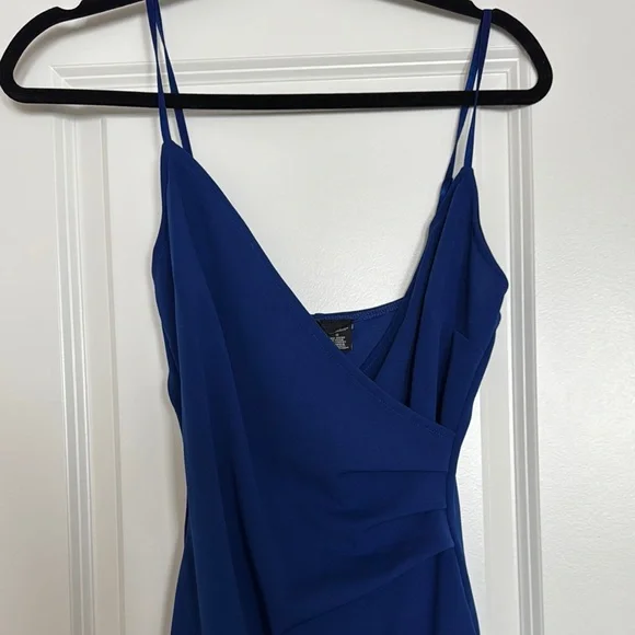 Windsor Blue Spaghetti Strap Slip Maxi Dress - Picture 2 of 2